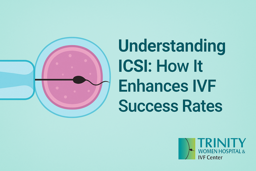 ICSI treatment process illustrated for IVF success support